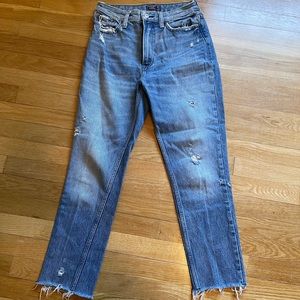 Abercrombie High Rise Mom Jean